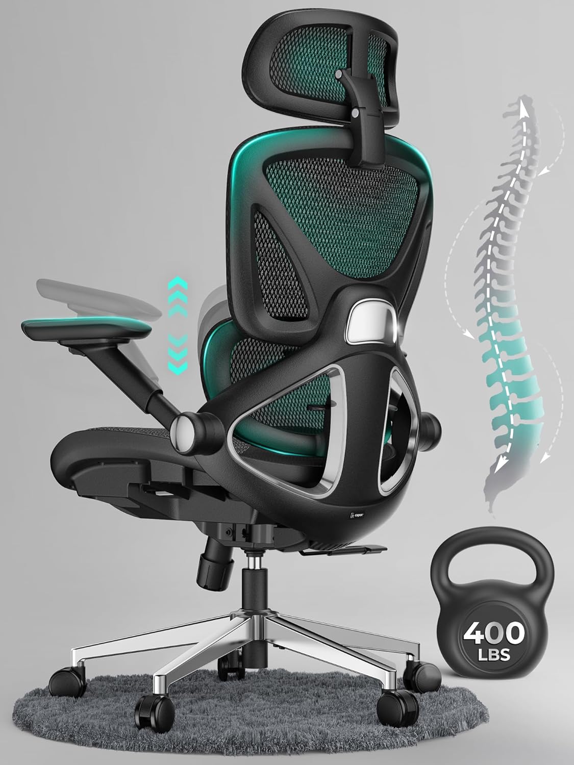PonterOffice Ergonomic Mesh Chair