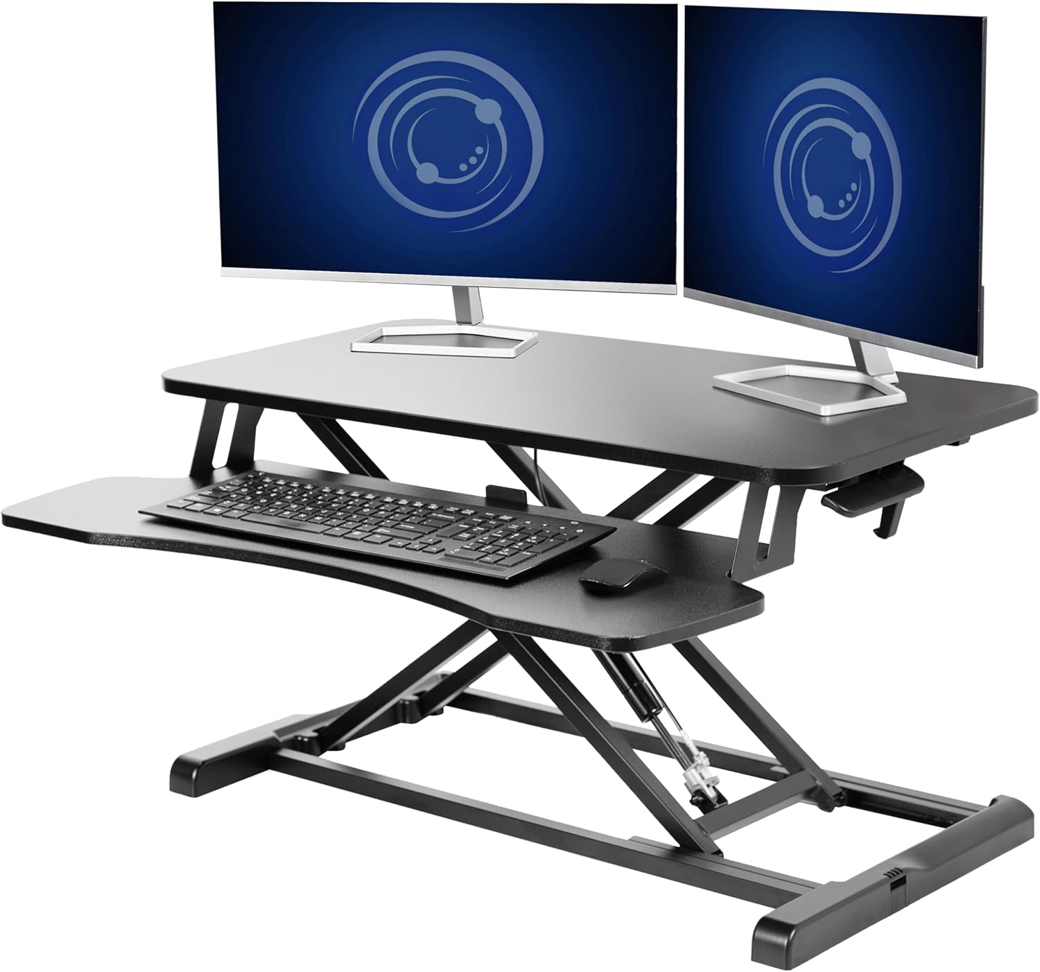 PonterOffice Dual-Monitor Standing Desk Converter