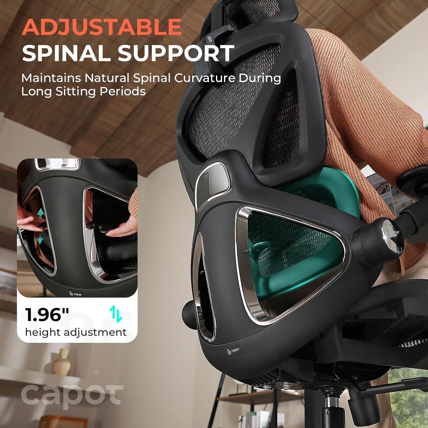 PonterOffice Ergonomic Mesh Chair