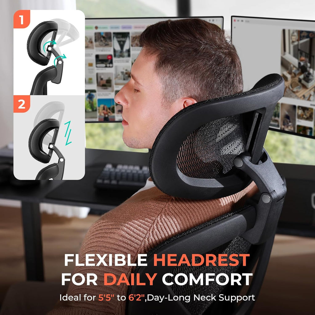 PonterOffice Ergonomic Mesh Chair