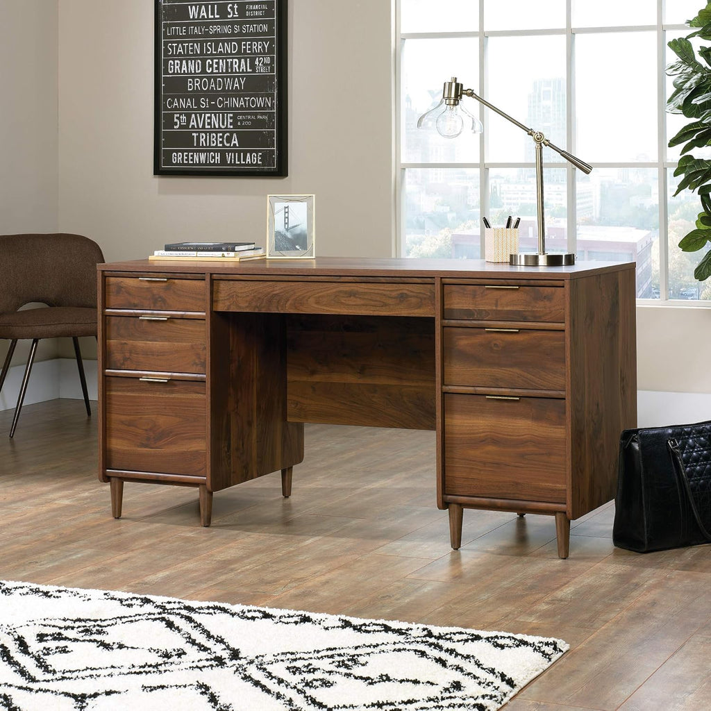 PonterOffice Executive Wood Desk